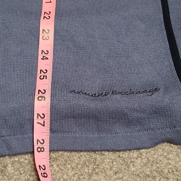 A/X Armani Exchange Blue Cardigan Size XL - Picture 9 of 9
